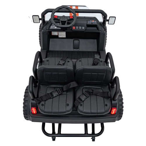 Autko dla dzieci Buggy 4-osobowy Champion Biały XMX-650C.BIA